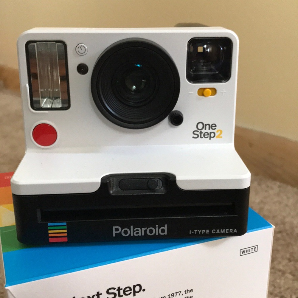 One step 2 vintage Polaroid camera.